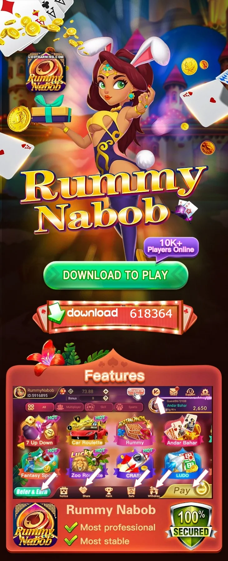 Rummy Nabob - India Game Download